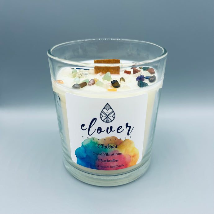 Chakras • Crystal Infused Candle