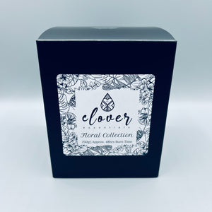 Birth Flower Candle • B&W