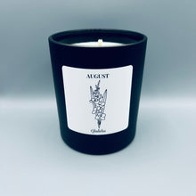 Load image into Gallery viewer, Birth Flower Candle • B&amp;W