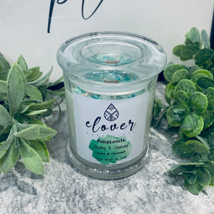 Amazonite • Crystal Infused Candle